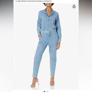 Nwts lucky brand denim jumpsuit
